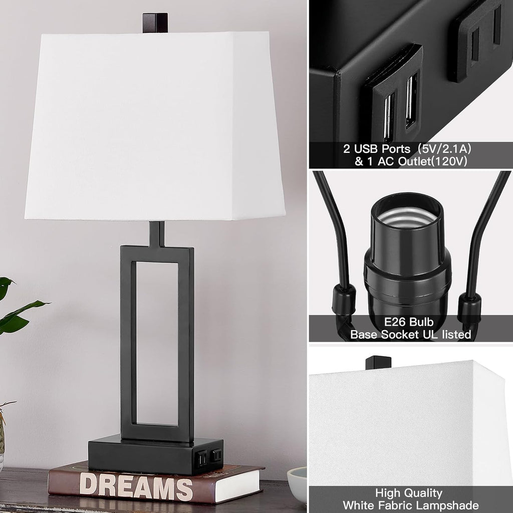 Touch Control Table Lamps Set of 2