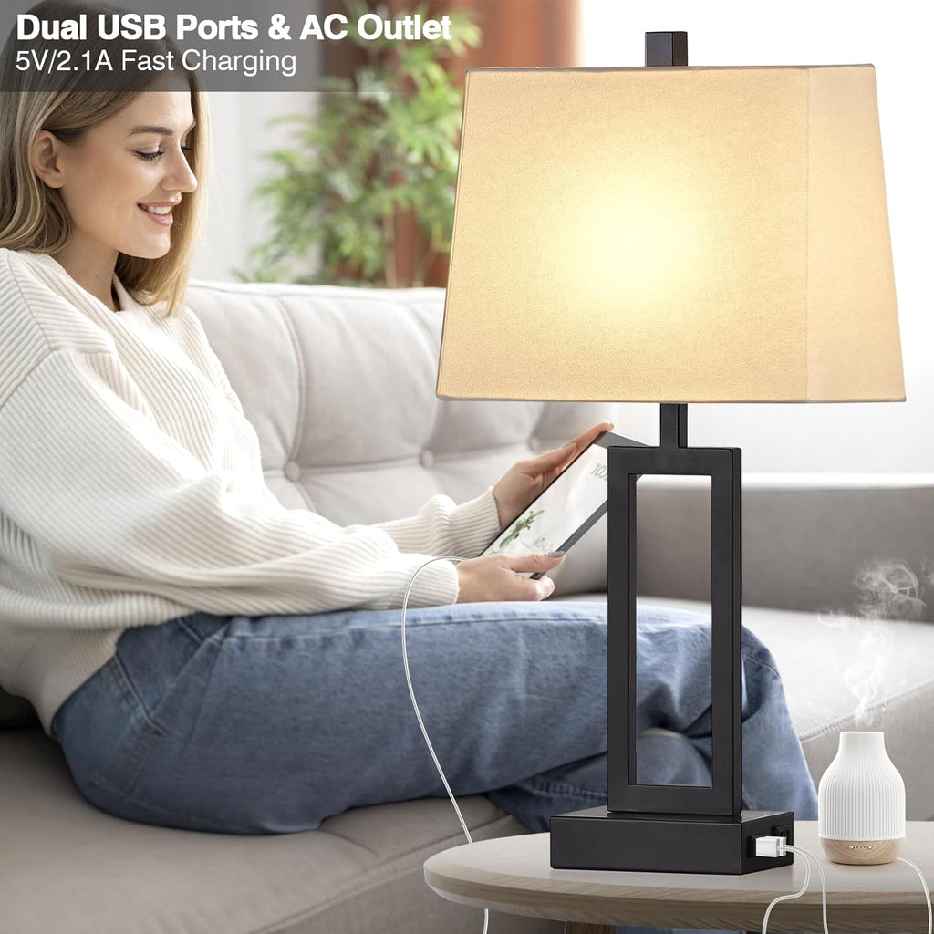 Touch Control Table Lamps Set of 2