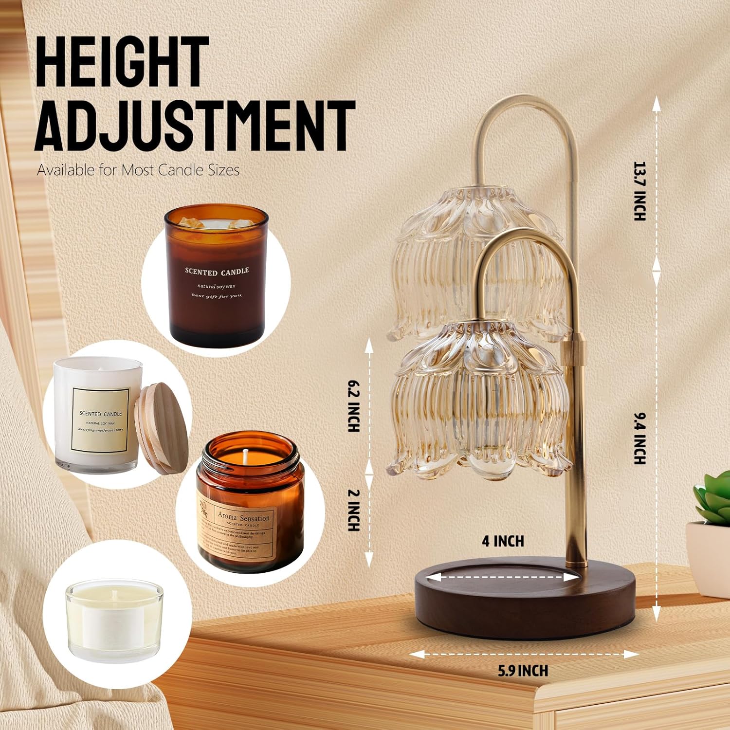 Fragrance Candle Warmer Lamp