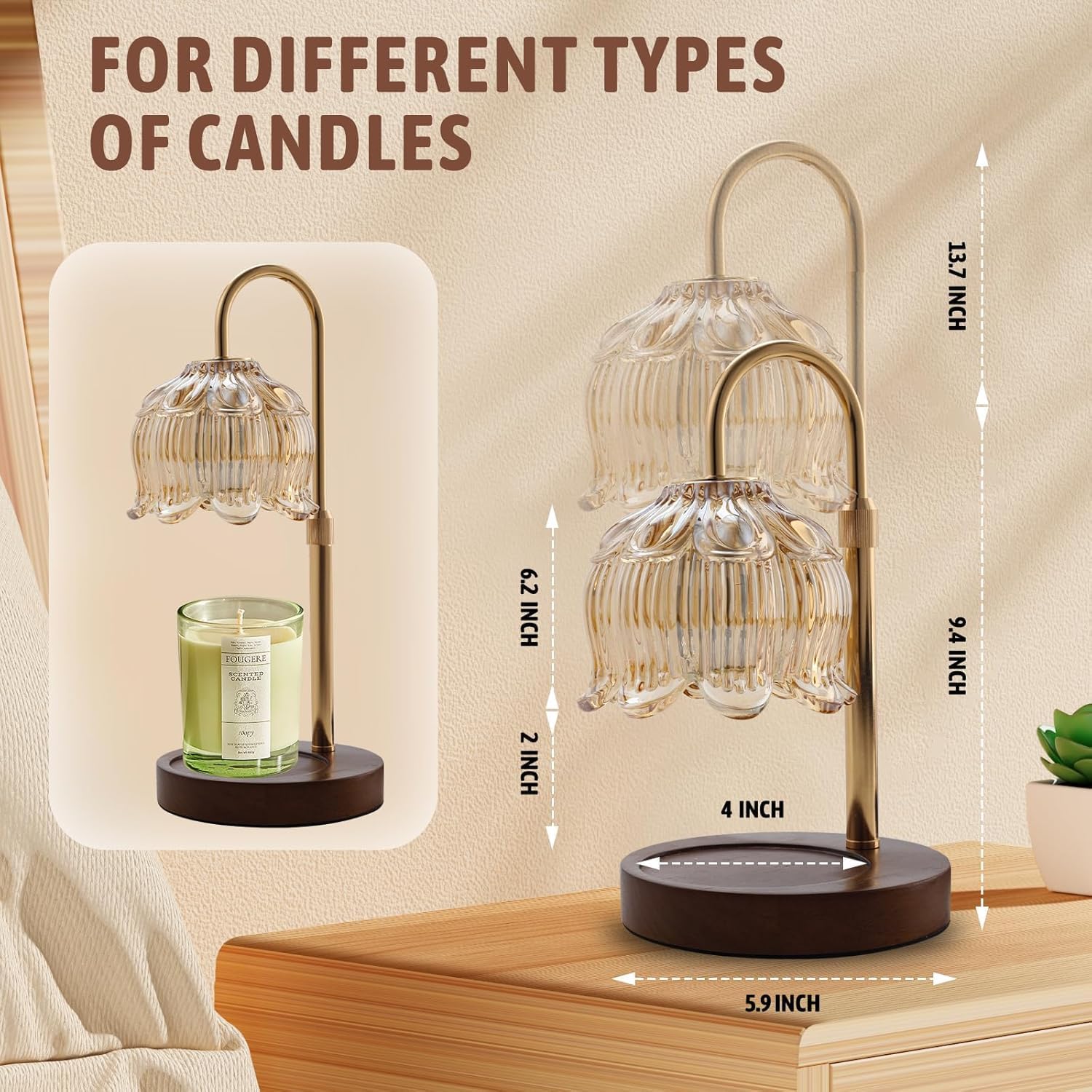 Fragrance Candle Warmer Lamp